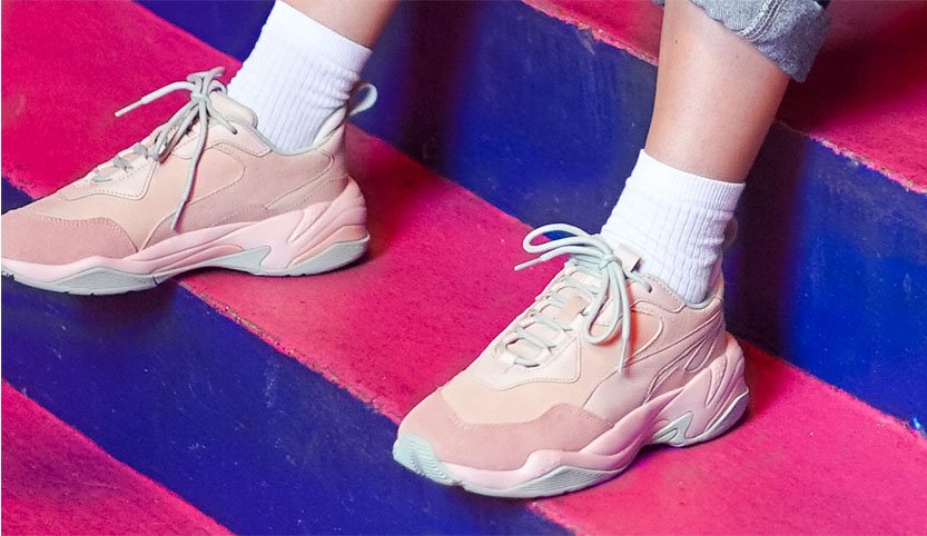 puma thunder desert womens blue