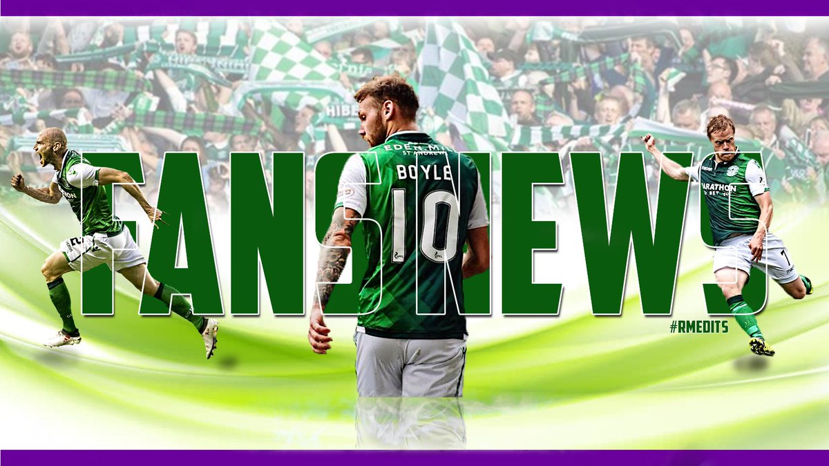 New Facebook Banner design for @HibsFansNews group. #RMEdits