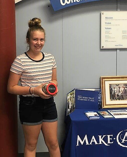 This is Kennedy! She came to our Lancaster office this week to make a donation of $535.20 This total included her Christmas money (over $100) plus an entire summer’s profits from selling baked goods. Way to go, Kennedy! 🌟 #generosity #kidsforwishkids