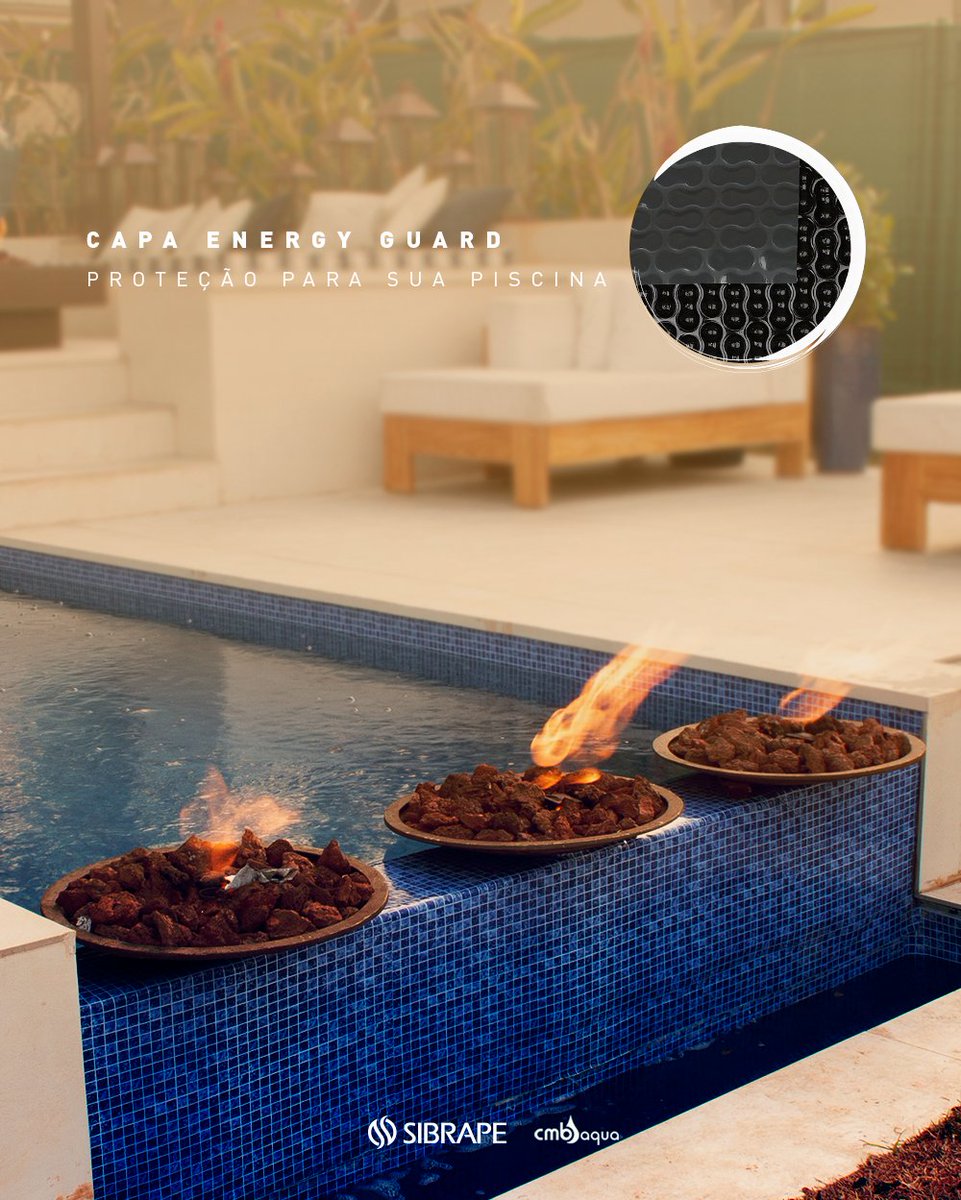A capa de proteção EnergyGuard inibe a proliferação de algas, poupa seu tempo, reduz o consumo de produtos químicos, e diminui a evaporação da água em mais de 98%. Quer saber mais sobre nossas capas protetoras? Acesse: goo.gl/DGwyh9.