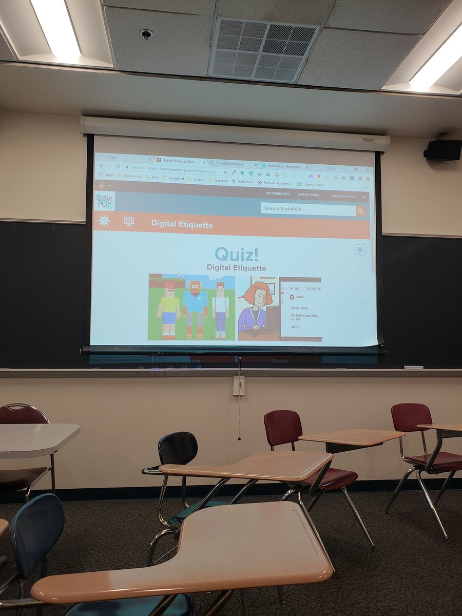 khwtekgirl's tweet photo. @brainpop and coding session @EdcampJS #shoretolearn #edcampjs2018 https://t.co/A0RZEwOQLk