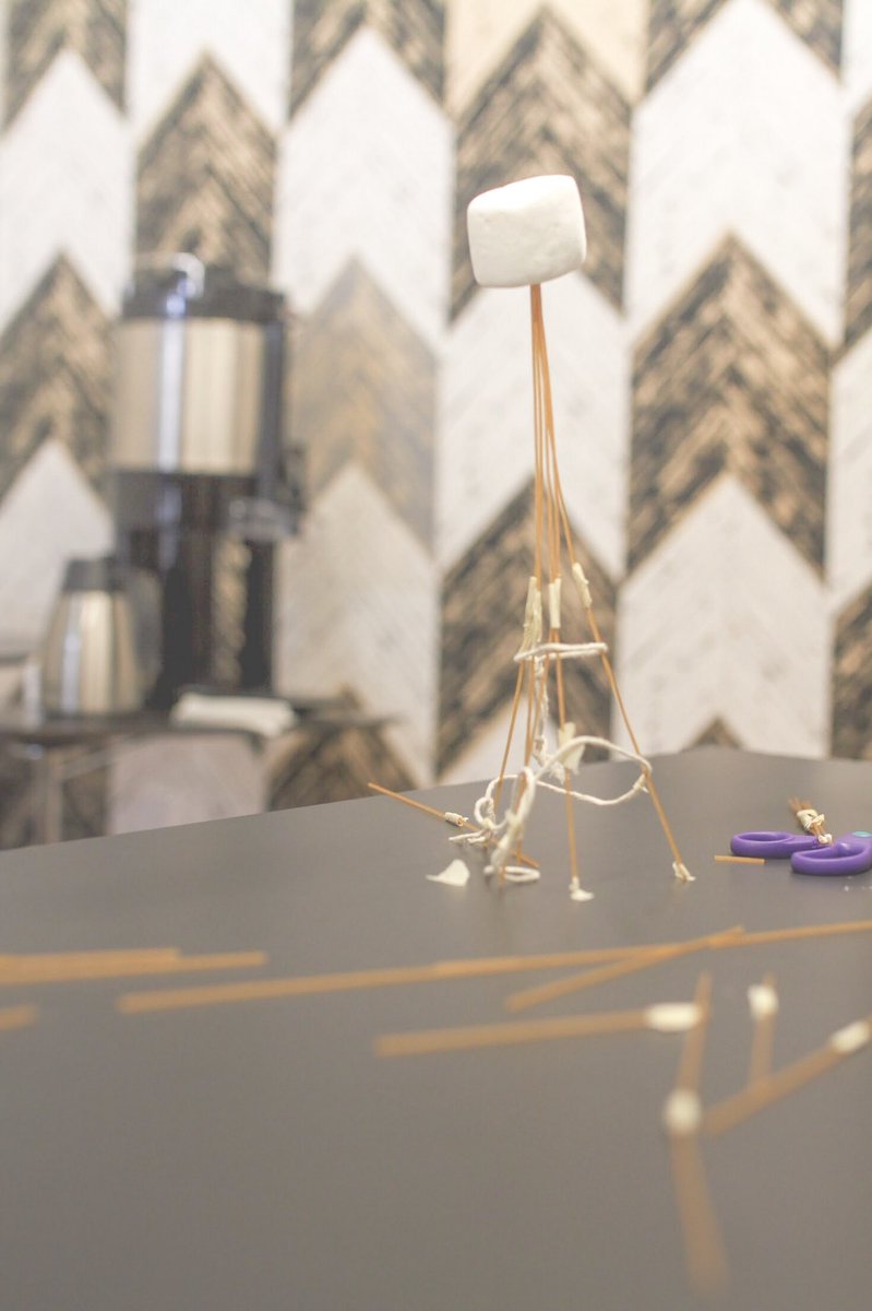 ProvandDesign's tweet photo. Here at PC&amp;D, not only do we build &amp; renovate rock solid structures, we also focus on building a rock solid Team. We recently had a company meeting and took the Marshmallow Challenge. A fun way to analyze Team dynamics....and it involves marshmallows!!! https://t.co/meLgwWTuNx