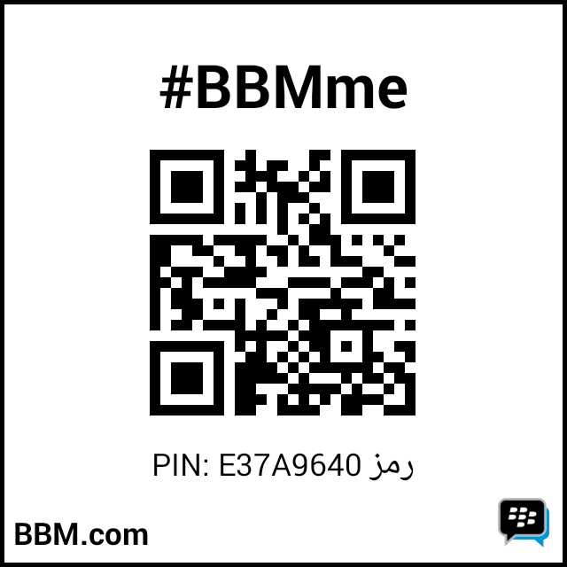 samialmnsoor's tweet photo. رمز PIN لـ#BBMme: E37A9640
https://t.co/tK9ggGYrFK https://t.co/6Pne4SPv7Q
