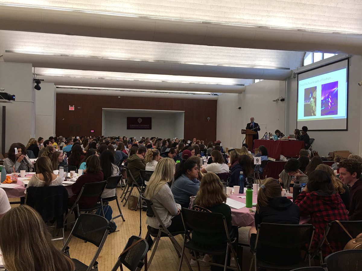 ramsinvolvedrh's tweet photo. Our own @deanarcuri_ speaking to our wonderful @Orient_RH Leaders to prep for our new @FordhamNYC students! #RamsInvolved π https://t.co/cQP567kumh