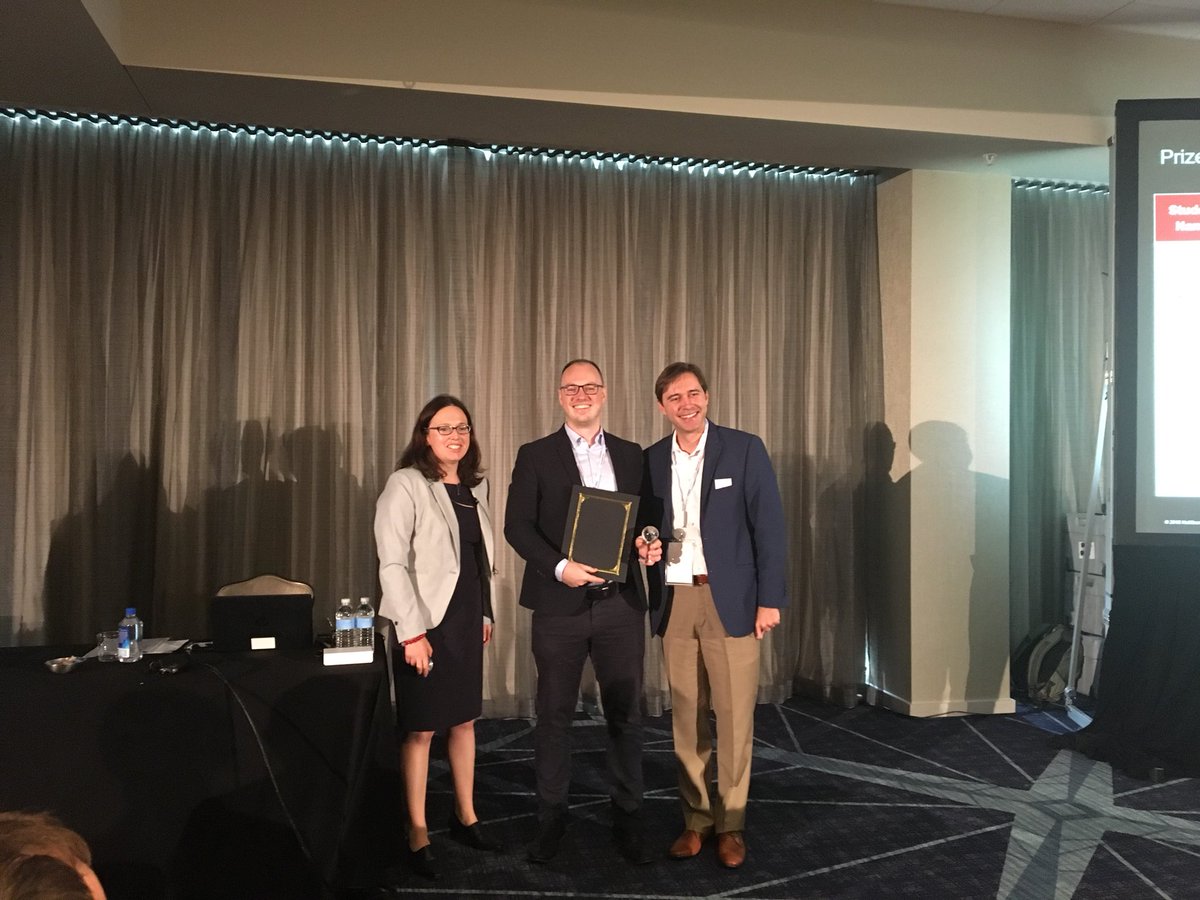 RebEBell's tweet photo. Big congratulations to Kieran Kraus on winning the first prize Earth Model award! #LIFE2018 @ImperialRSM @GeoTeric https://t.co/k15IivwWoI