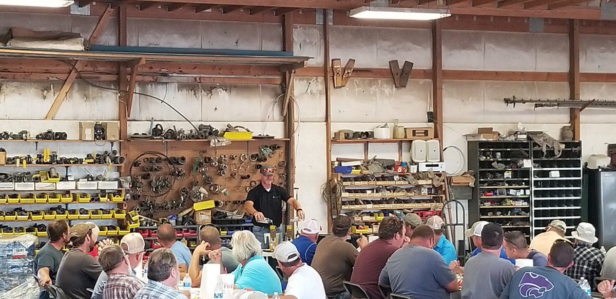 Ticeinator's tweet photo. Pinnacle Ag in Copeland Kansas hosted their first ever Mission and Innvictis plot tour for customers and consultants. With nearly 100 participants, I would consider it a huge success! https://t.co/JPXtjZgSP6