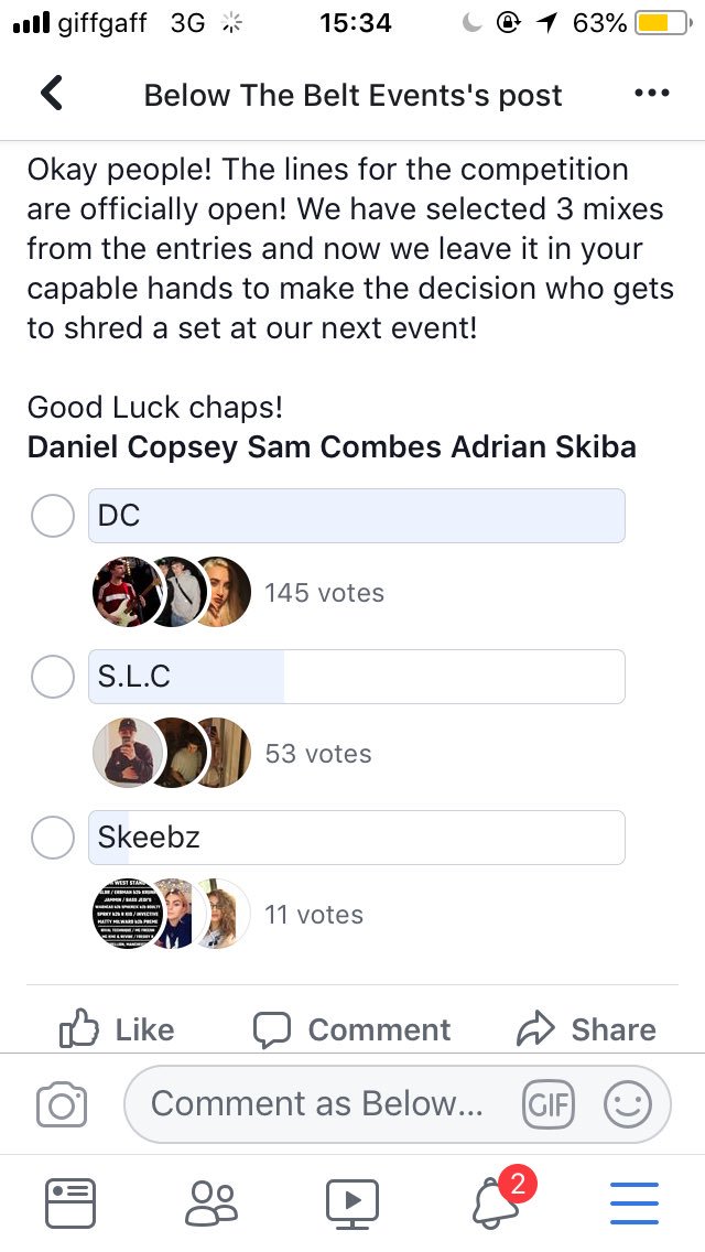 BeltEvents's tweet image. Who are you voting for to support Phatworld in September?