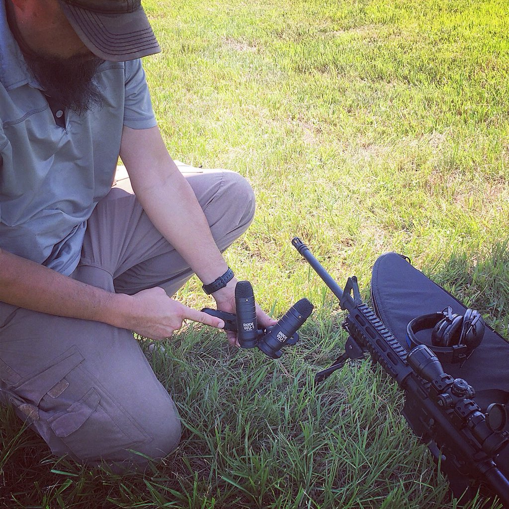 watsonwu's tweet photo. Recorded gunshots yesterday with the Rode WU-1 mics. They sounded Great! Thank you Rode ๐ค๐๐๐๐ป #rodewu1 #rodemic #guns #firearms #weapons #gunrecordings #recordingguns #fieldrecording #sounddesign #sounddesigner #soundeffects #ar15 #rifle #mandp15 @SanDisk #smithandwesson https://t.co/HKs1iSWnZx