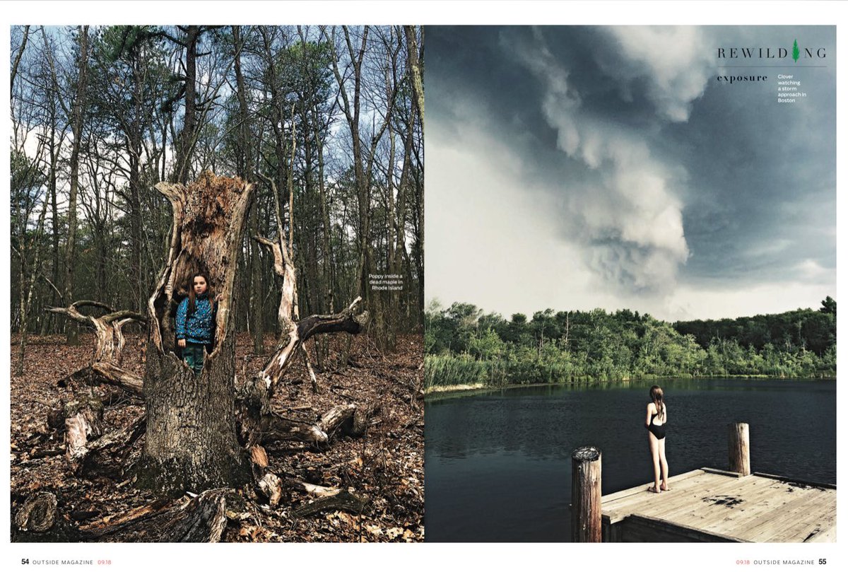 Great to see a printed portfolio of @jesseburkephoto’s work and short interview in @outsidemagazine’s ‘Rewilding the American Child’ issue. #wildandprecious #nature #childhood #naturephotography #wildchild #wilderness