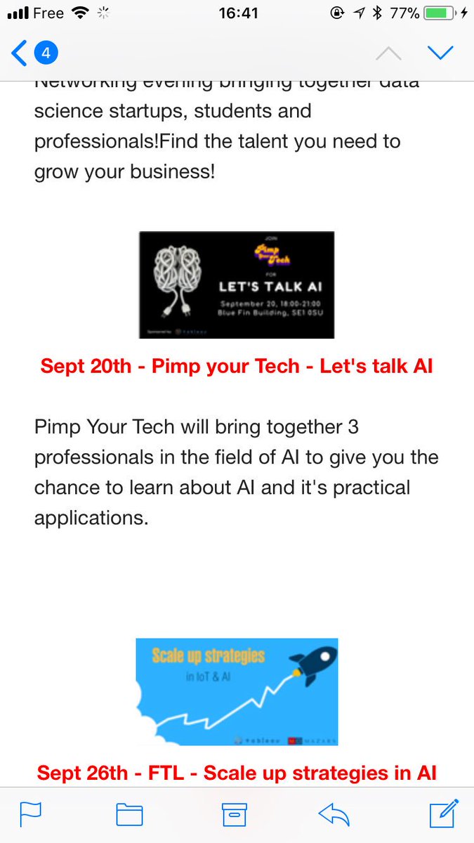 We are on the <a href="/FrenchTechLON/">La French Tech London</a> newsletter this month. 🔥🤩#meetup #london #AI