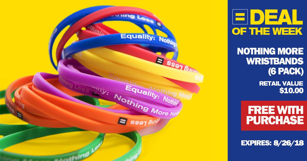 HRC's deal of the week :bracelets!
