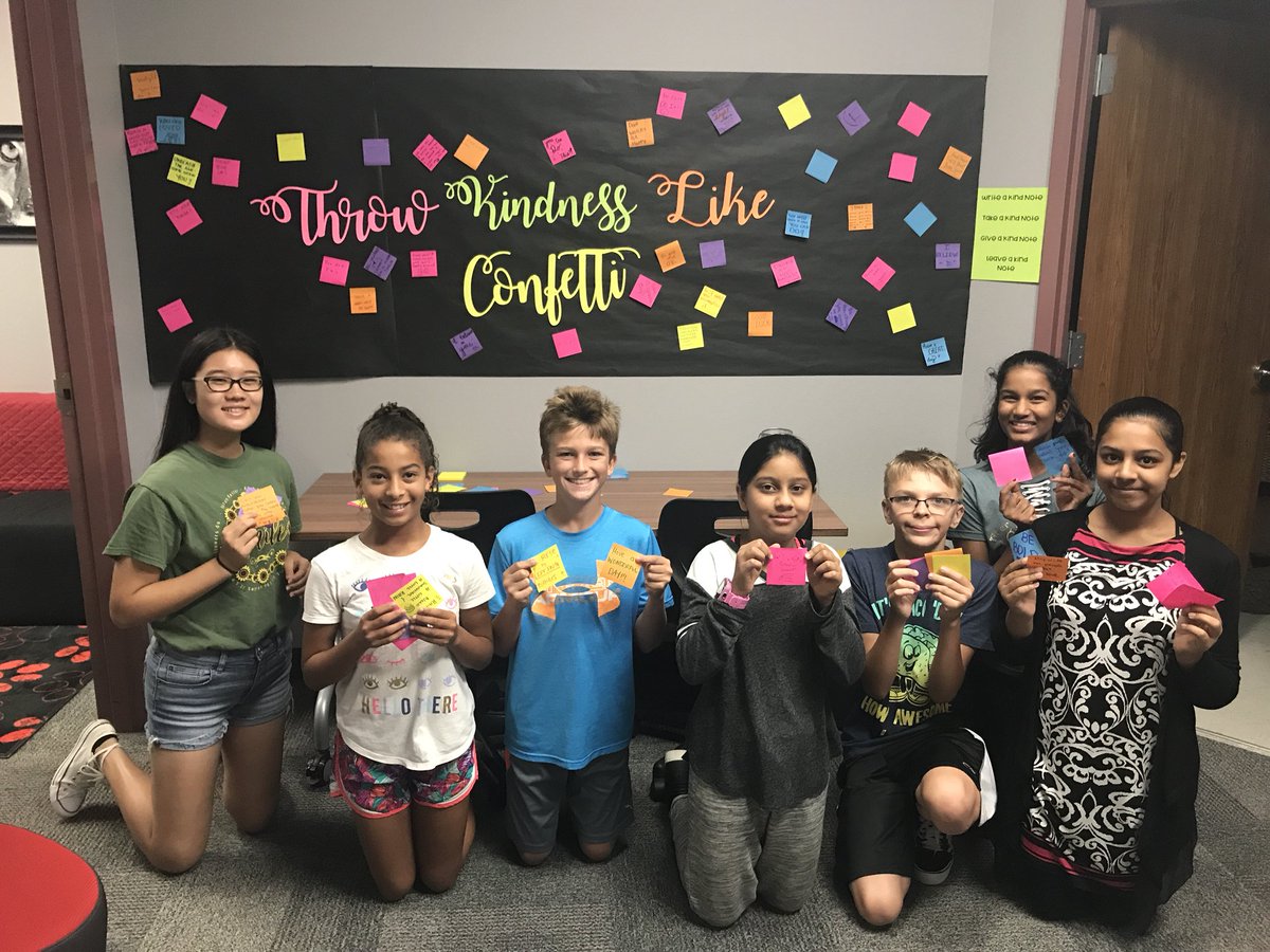 It’s all about being kind <a href="/CMSNorth/">Coppell MS North 🐾</a> ! Collaborated w/ Ms. Flatt’s Creative Writing class to write kind notes. Write, share, take &amp; leave kindness! #CISDOurStory #villagenorth