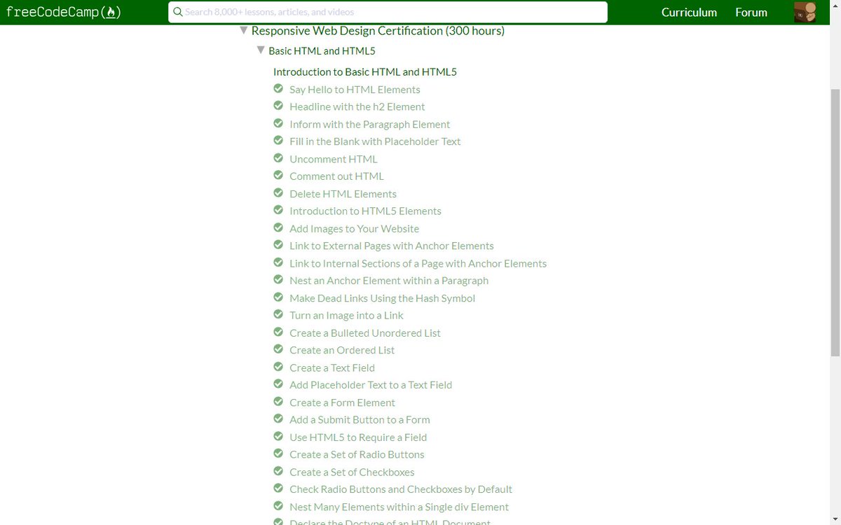 sdb9640's tweet image. Today on the Day 1, I just not started but I completed all the basic HTML and HTML5 on Freecodecamp.org  #100DaysOfCode #Day1 #basichtml
Very happy......................