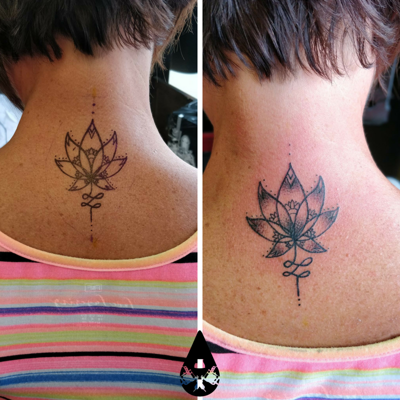 Inkwell_Tattoo_'s tweet photo. Gorgeous new work by Jordan.

#ink #lotus #tattoo #backtattoo #necktattoo #linework #tattooartist #Bristol #Winterbourne https://t.co/BY8EUeekkW