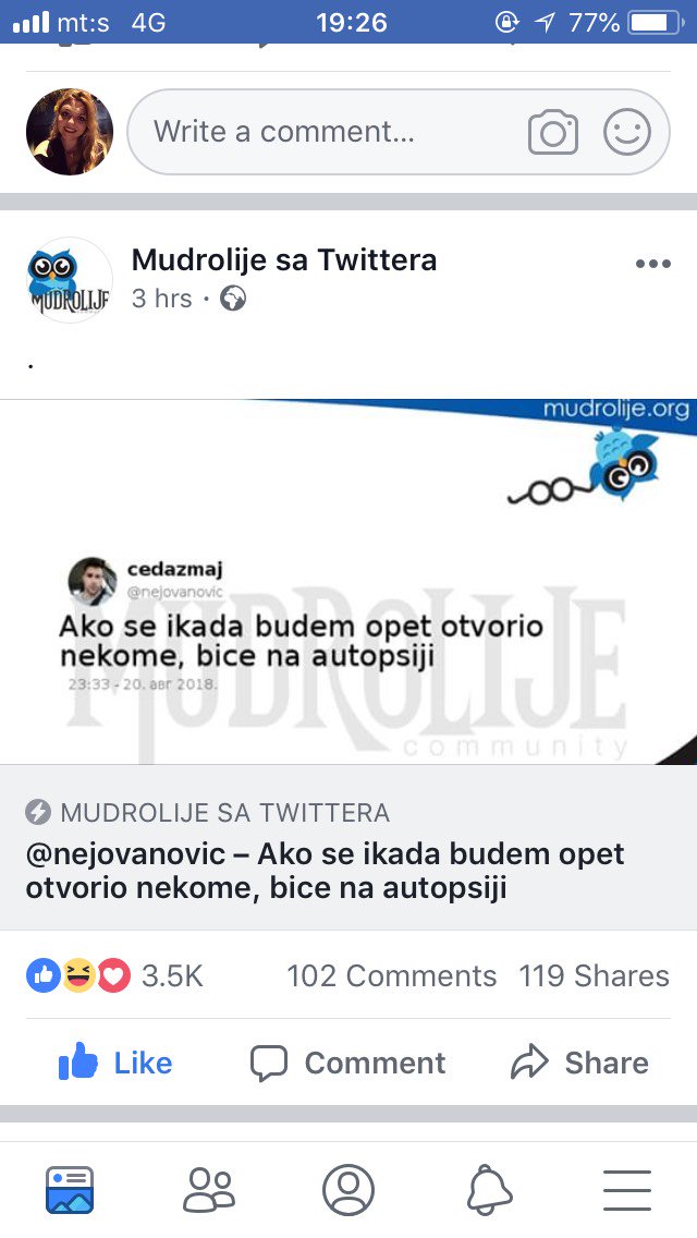 Slazem se sa Chedom