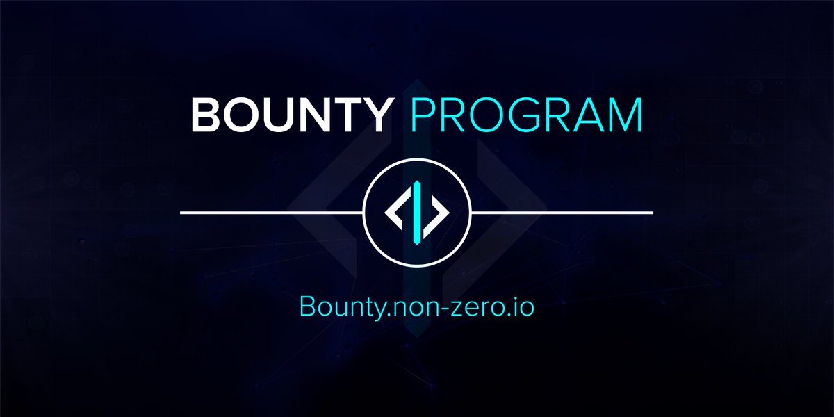 We are excited to announce the launch of the Non-Zero bounty program.  Plenty of NZO Tokens are being airdropped to our loyal members. Hurry up!  Join Now bounty.non-zero.io #NonZero #BountyProgram #Fintech #Innovation #Finance