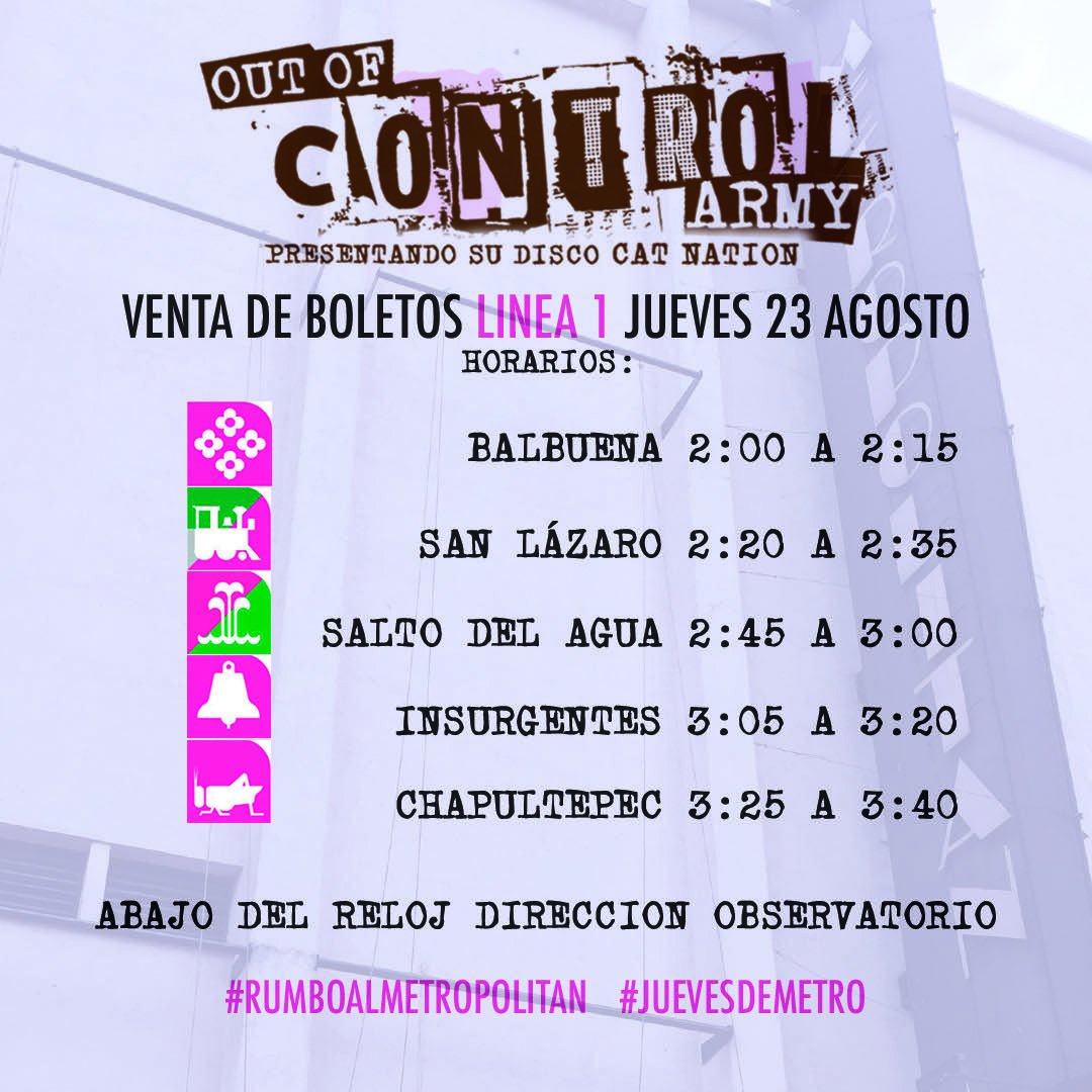 Hoy es #juevesdemetro #rumboalmetropolitan a quien vemos  acá?