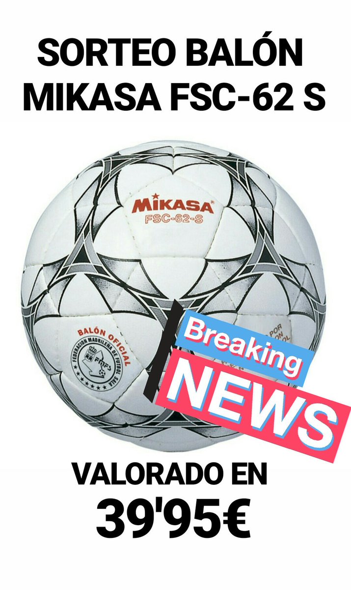 TiTuHTeam's tweet photo. 🎊 | ¡SORTEO!
Como ganamos la Copa Primavera 2018, vamos a hacer un sorteo de un BALÓN MIKASA VALORADO EN 39'95€ 😱😱

Requisitos:
-Seguirnos en Twitter @TiTuHTeam 
-Seguirnos en Instagram https://t.co/F6n7AmEvsP
-Rt a este Tweet

¡Muchísima suerte a tod@s!

⚽🔥 https://t.co/PS5MK4KECn