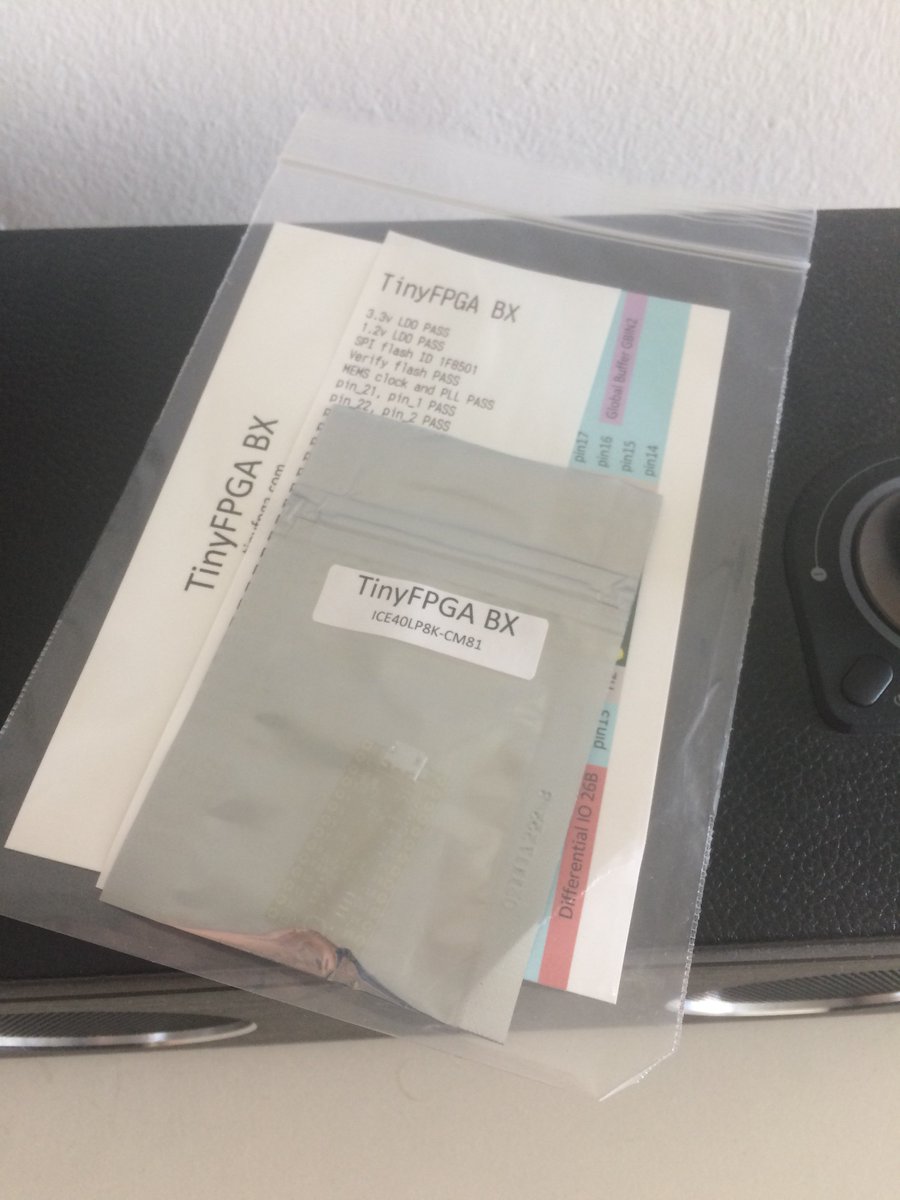 phiologe's tweet image. LOOK WHAT I GOT TODAY!
@TinyFPGA @woodworker #TinyFPGA 
I’m very excitedly about this.