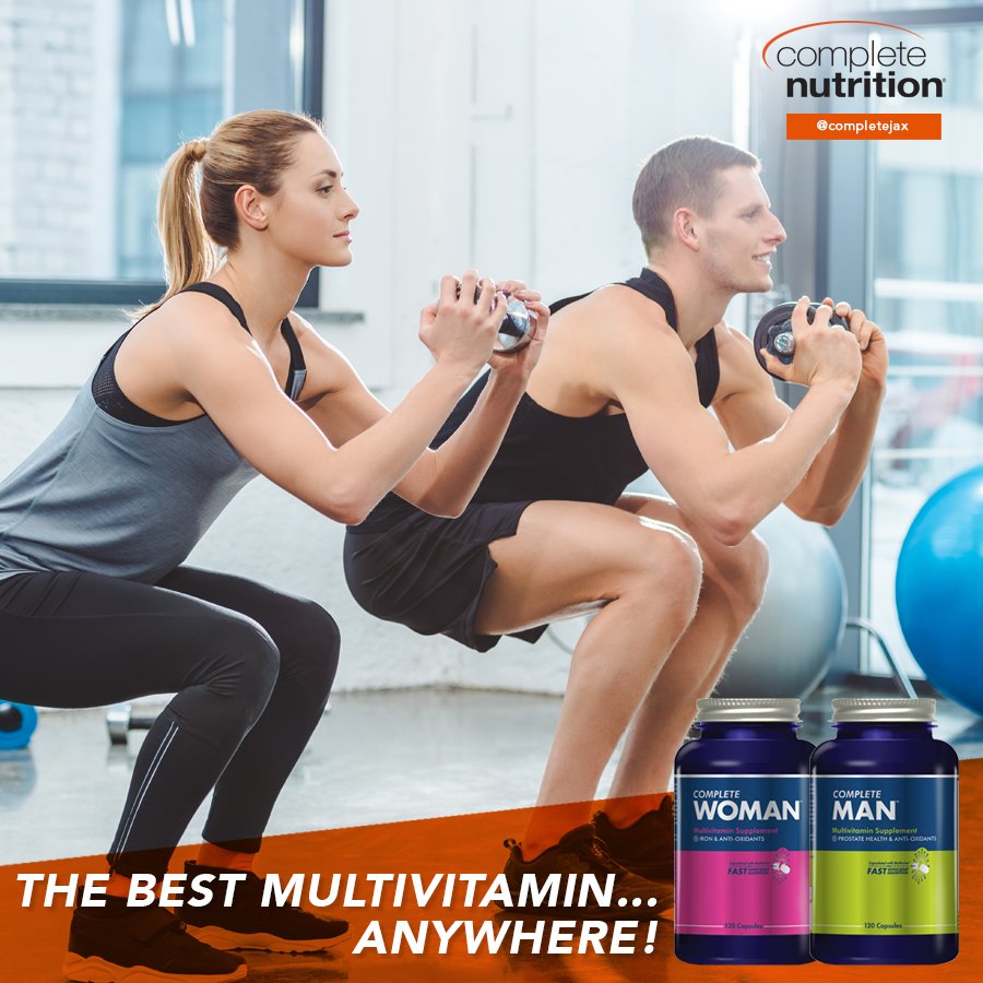CompleteJax's tweet image. .@CNheadquarters' Complete Man &amp;amp; Complete Woman #multivitamin supports blood sugar levels, #energy, and #digestion! Come by our store to pick some up today. #completejax #completenutrition