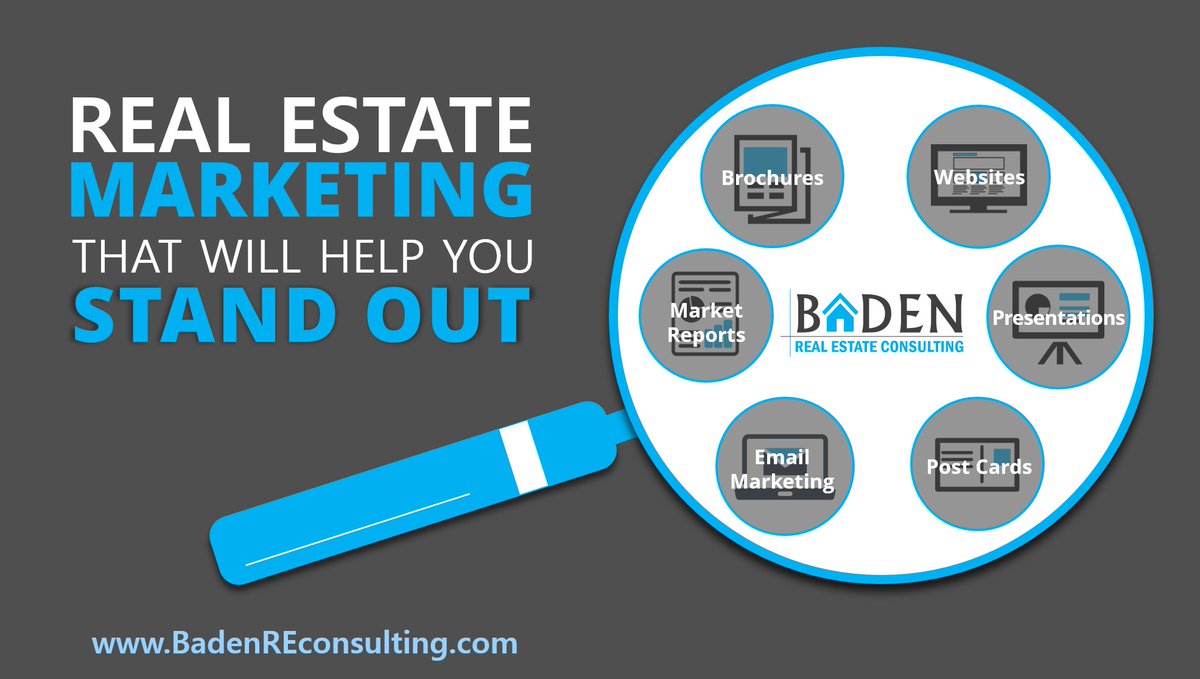 Learn more about our real estate marketing solutions that will help you stand out from the rest. badenreconsulting.com