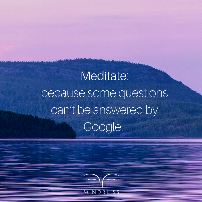 MindblissInc's tweet photo. Meditate: because some questions can't be answered by Google 🧘‍♀️ https://t.co/rgJuSNGVMw