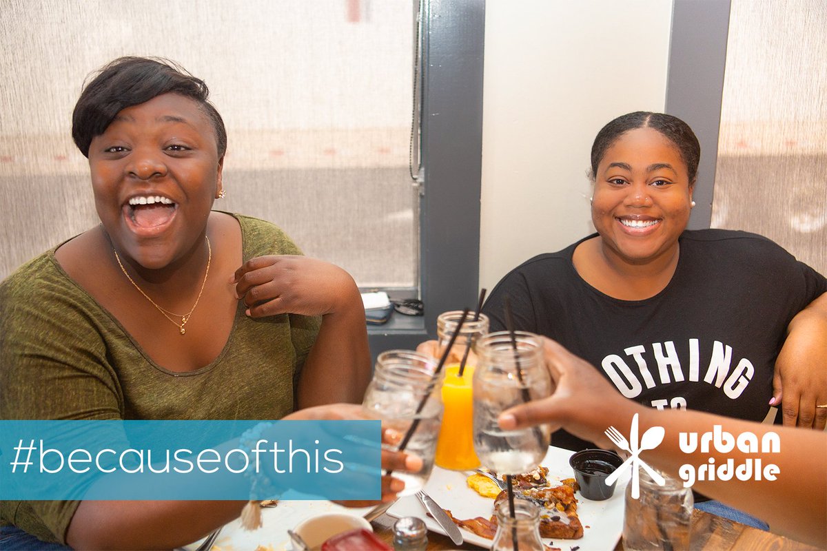 UrbanGriddle's tweet photo. Simply because, CHEERS!!! #becauseofthis #friends #cheers #goodtimes #urbangriddle #brunch #familyfun #elizabeth #linden #urbangriddleiswherefamilieseat #roselle https://t.co/evX7AzcRaY