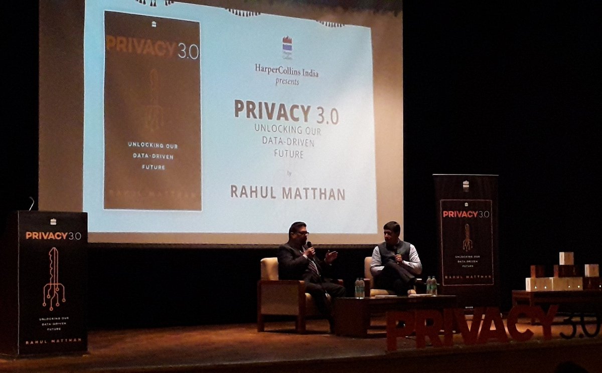 krishnDG's tweet photo. At any given time 21 government agencies have the right to tap your phone @virsanghvi #Privacy3 @rahulmatthan @HarperCollinsIN https://t.co/p2Uutg9b4k