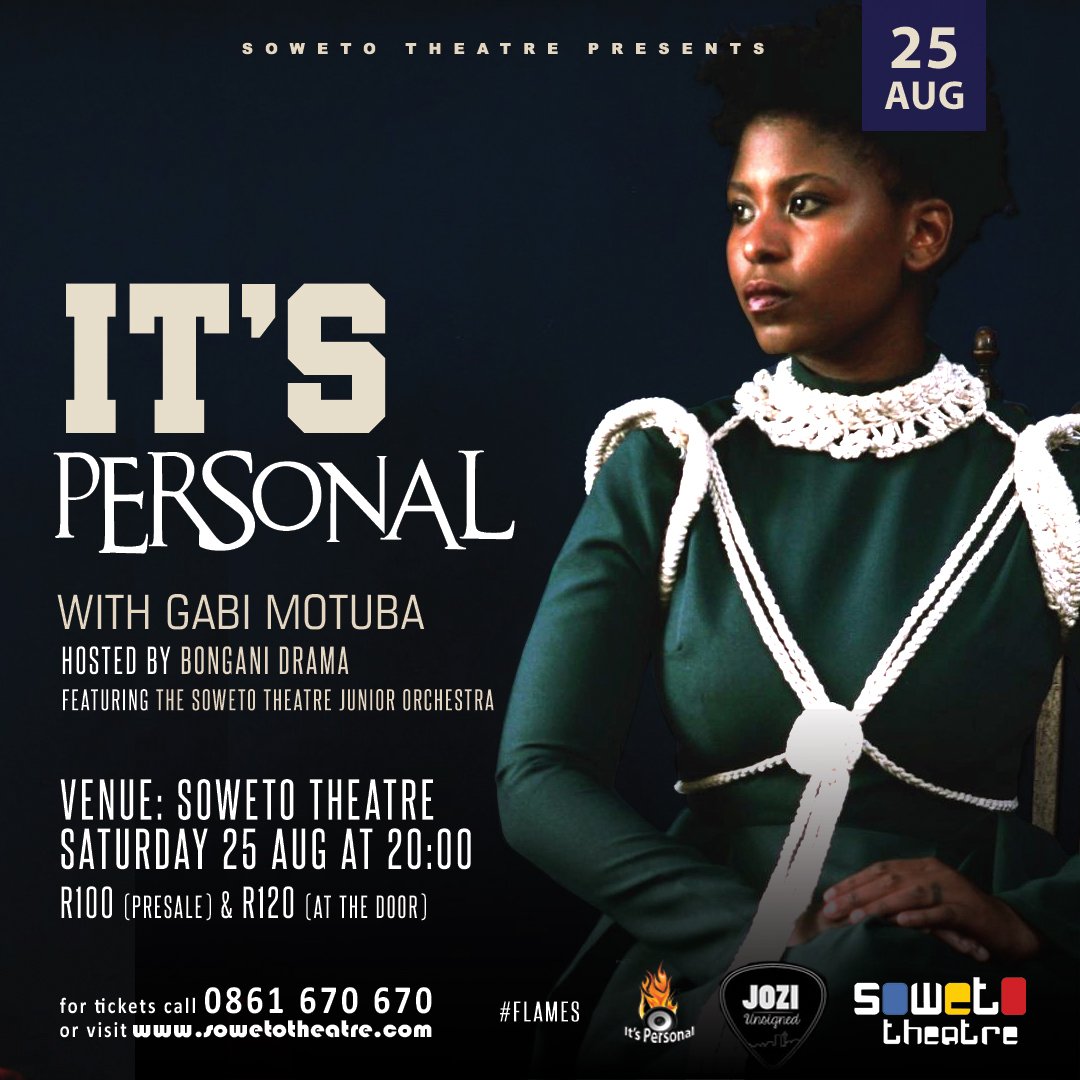 MissMsibi's tweet image. #TwoMoreSleeps till it gets personal with @MMotuba and she launches her album #Tefiti-Godess of Creation at the @sowetotheatre . Pull through and wind down your #WomensMonth with some world class music. Tickets on sale here =&amp;gt; bit.ly/2Lfyz0V R100 pre-sale // R120 at door
