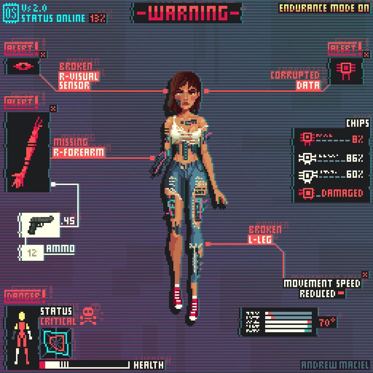 _andrewmaciel's tweet photo. W A R N I N G !
#android #pixel #pixelart #cyberpunk #error #damage #robot https://t.co/QlpdDGWLDW