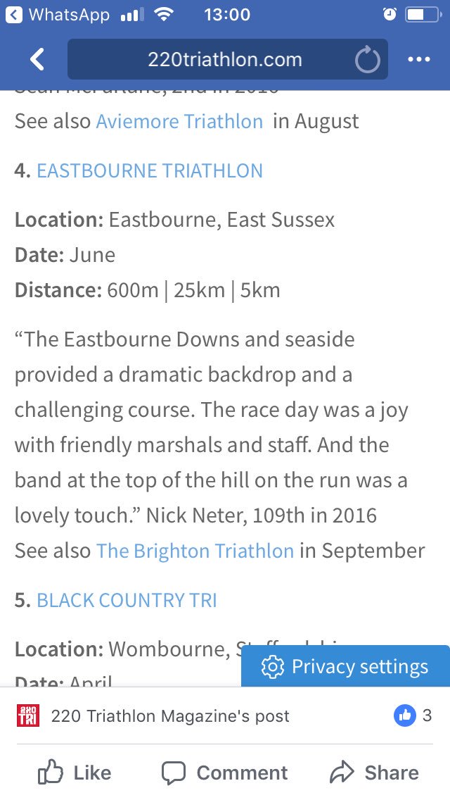 Eastbourne Tri tweet media