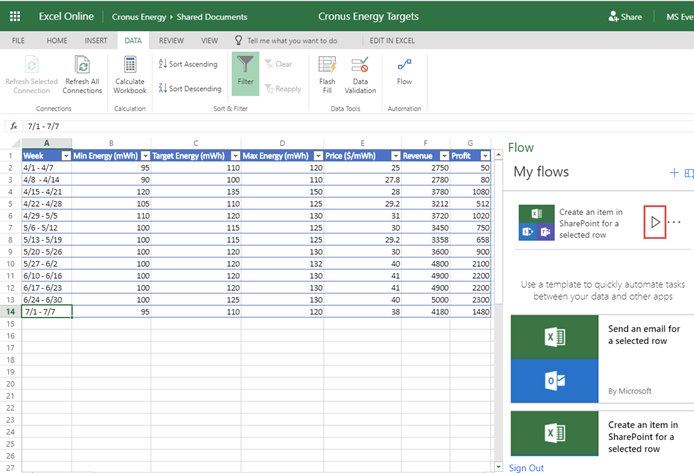 mikaelsvenson's tweet photo. Introducing #MicrosoftFlow integration in #Excel  https://t.co/0T7AQ9SYgq https://t.co/iEm4gkKqmf