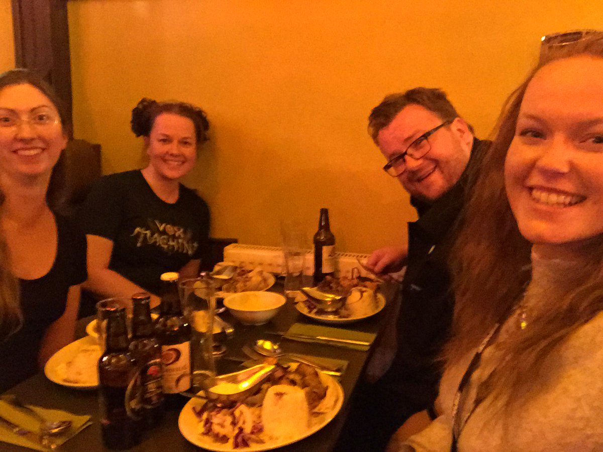 Saying goodbye to our tech guru <a href="/spiderachel/">Rachel Chapman</a> today - thank you so much for all your help this week!