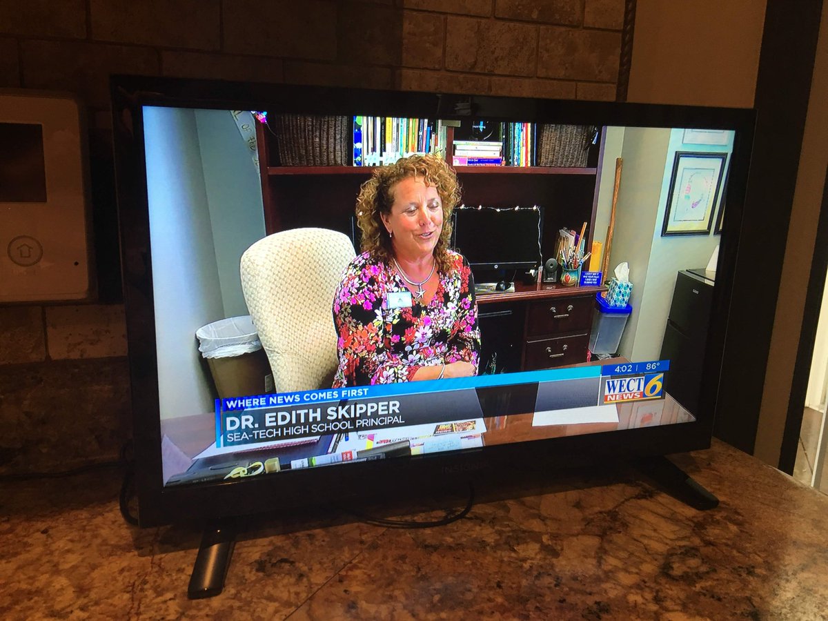 realSamHerren's tweet photo. Nice @ncseatech and @edieskip . Great interview abt our School!!! #NCSEATech https://t.co/NIkx18h34H