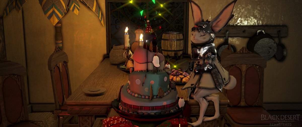 Silu_et's tweet photo. The brave little warrior, Bucket, helped himself to cake.
- Zinxc NA -
#BDO #BlackDesert #BlackDesertOnline #BDOscreenshot #BDOmemories #MMORPG #BDOpets #BDORemastered @BDO_News https://t.co/G3QycUKbF8