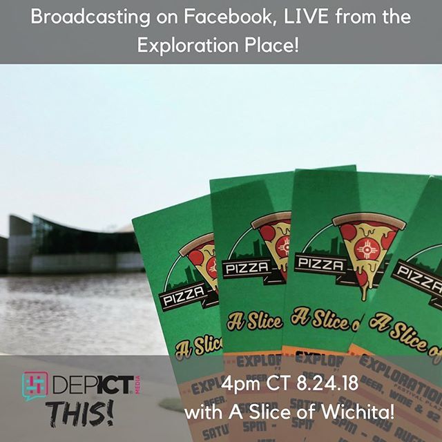 #DEPICTTHIS SEASON 2 LAUNCHES TOMORROW! We are sooo thrilled to host @slice_of_wichita tomorrow as we kick off another awesome season over on our Facebook Page and talk all about Pizza Fest! We’ll be broadcasting live from @explorationplace tomorrow at 4… ift.tt/2LmxioH