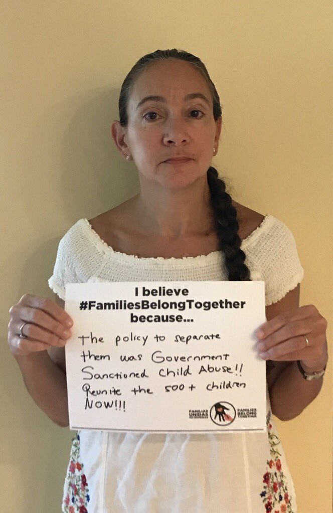 ImmJusticeNOW's tweet photo. Tell us why you think #FamiliesBelongTogether with this handy printout. Then post a photo of yourself here holding it up like these fine people and tag us. https://t.co/sLX8PmYQf0