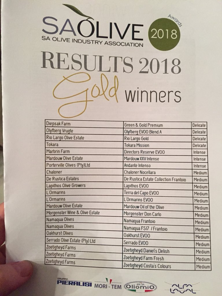Now you know what to buy #SAOliveAwards2018