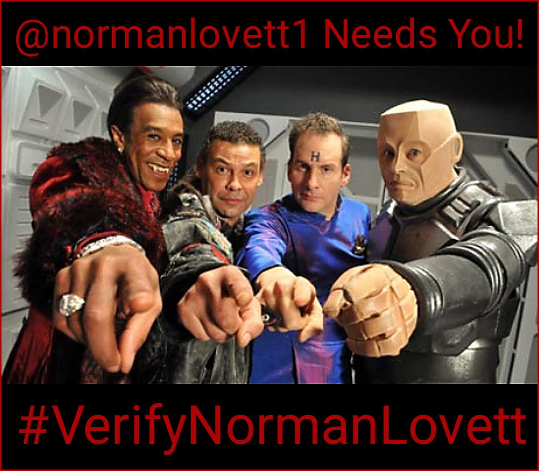 RIMMER_RD's tweet photo. There's an Emergency going on.......It's still going on @Twitter @premiumbusiness
#GetDougNaylorVerified #GetNormanLovettVerified asap sorry oversight on #Twitter part!!!!!!!!!!!!!!
#RedDwarfHolly #RedDwarf #RedDwarfPosse https://t.co/wzCeKzPhra