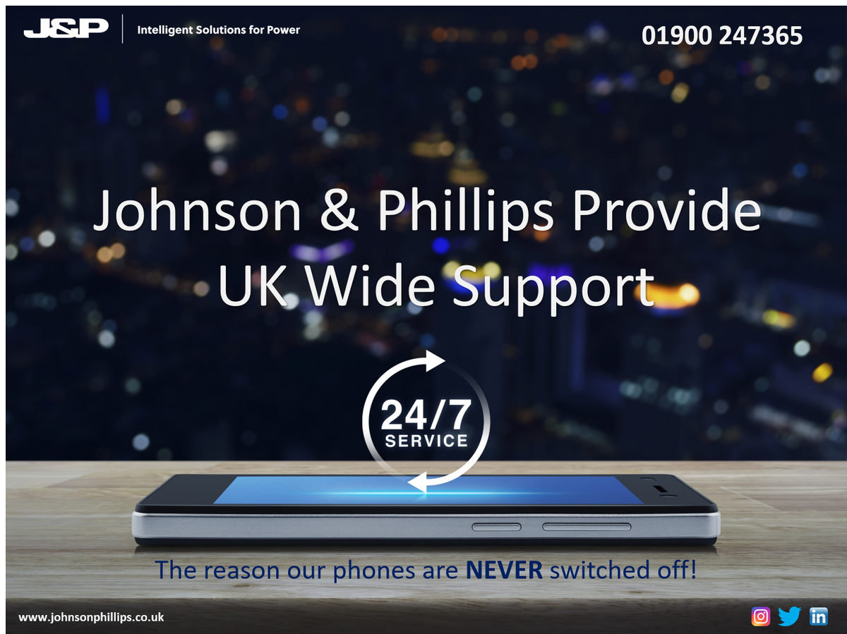 #power doesn't sleep, so neither do we! #johnsonphillips providing #emergency #criticalpower solutions #24/7. johnsonphillips.co.uk