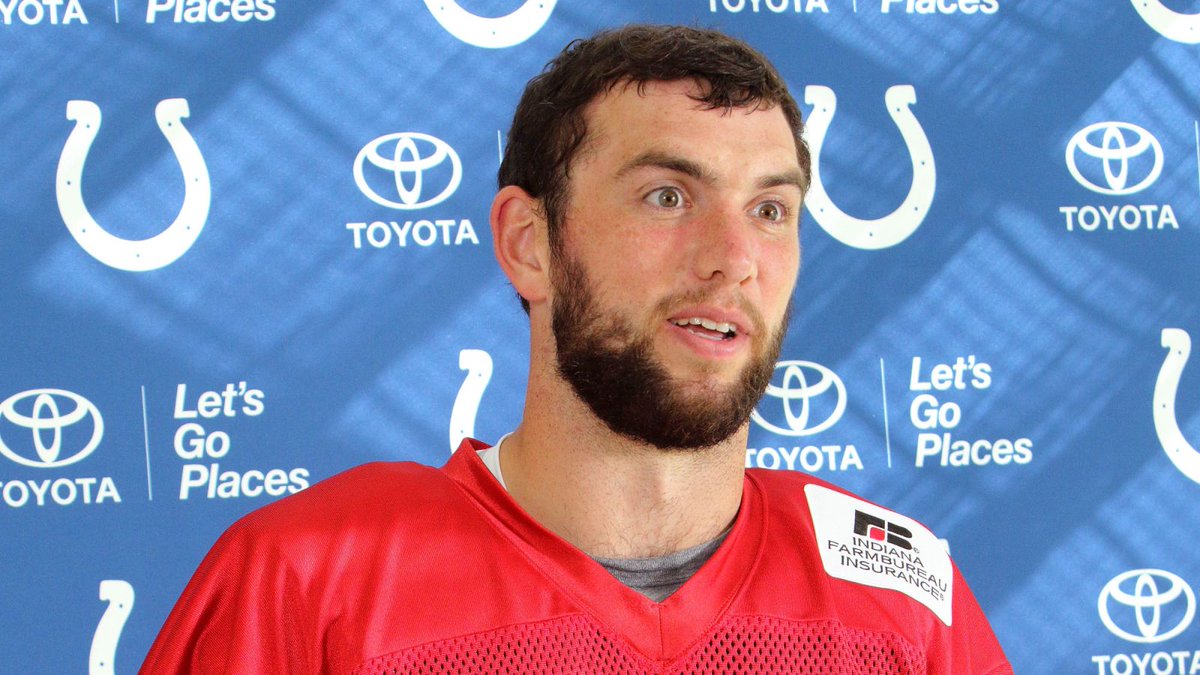 TheOnion's tweet photo. Andrew Luck Vows To Bring Indianapolis Fans Another Great Pizza Ad https://t.co/Obs3FPyu7t https://t.co/SzarCn5cmD