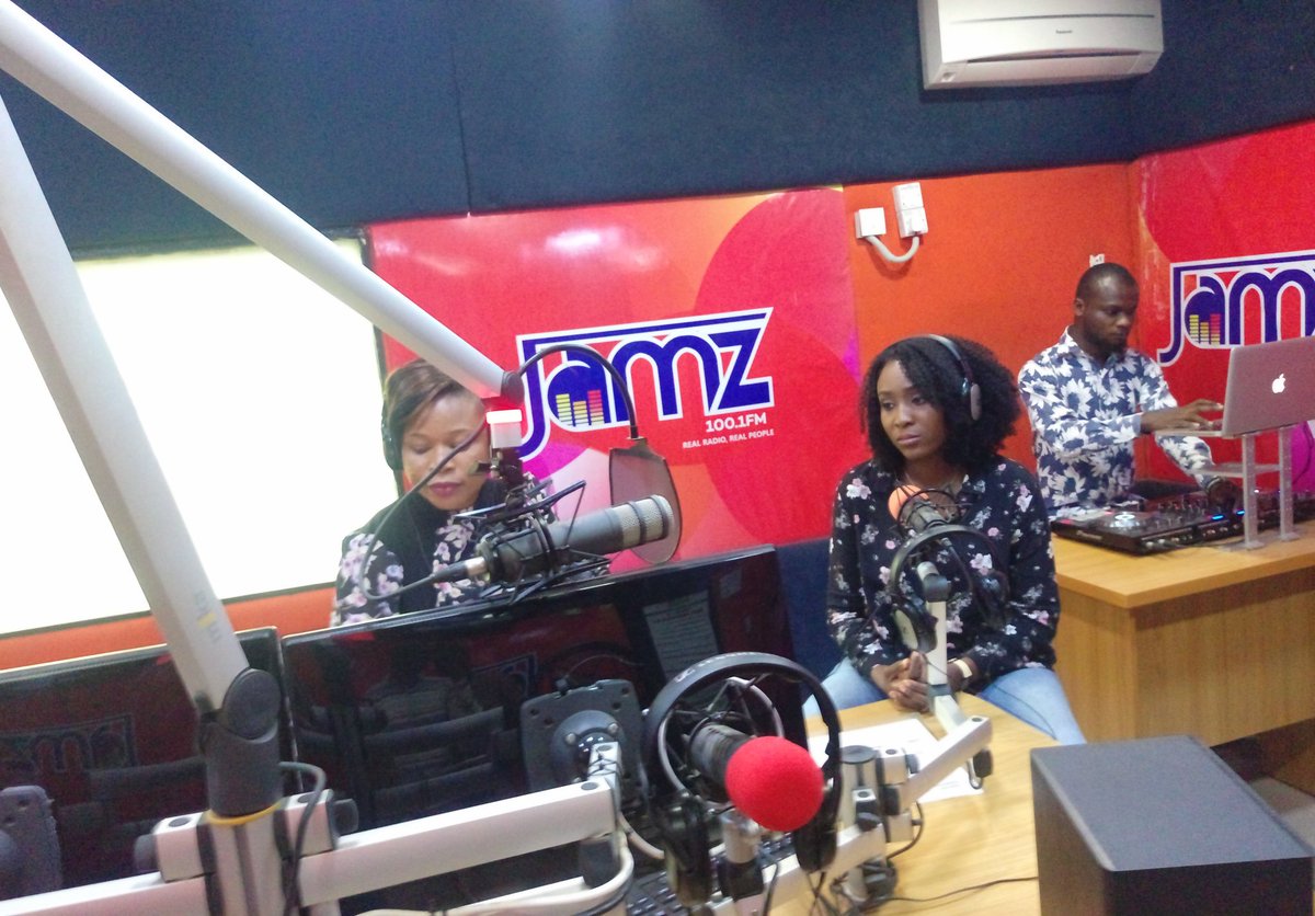 Jamz1001FM's tweet photo. Tune in guys, we have @AramideMusic in the building live with @jeromecharity on the Jamzone.
#Goodmusicaddiction #TuneIn https://t.co/yKoDC7p2ei