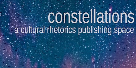CulturalRhet's tweet photo. #CRconstellations is looking for astute meaning-makers to contribute to #CRconstellationsV2 & the #PedagogyBlog! So join the #ConstellationsCrew today & submit a piece to the double-blind, double peer-reviewed CR scholarly journal. For more info, visit https://t.co/1oiFgWLuVz. https://t.co/D9XYnR0bw9