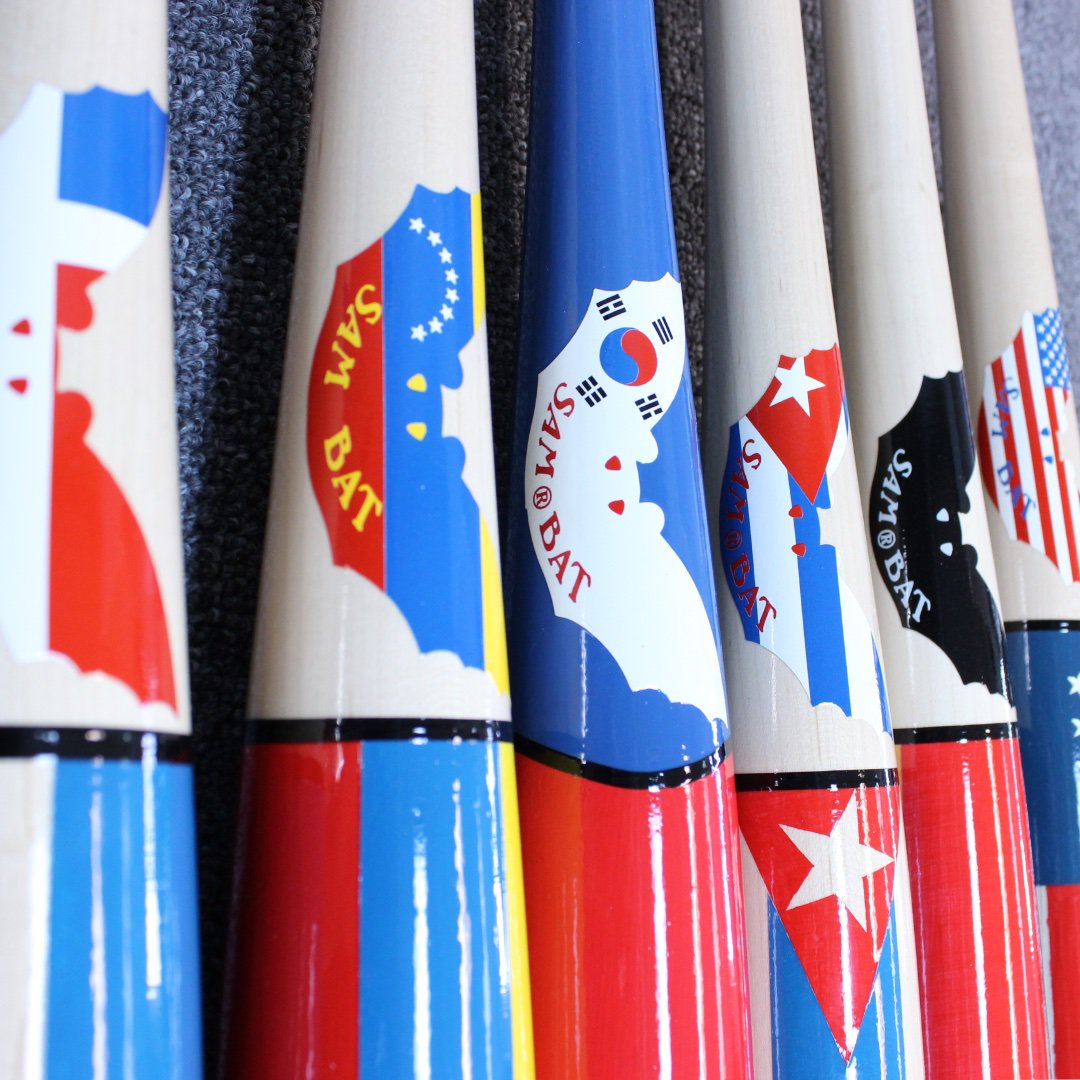 SamBatCorp's tweet image. #SneakPeek at bats for this weekend.  Keep an eye out for them! #custombat #maplebat #sambat