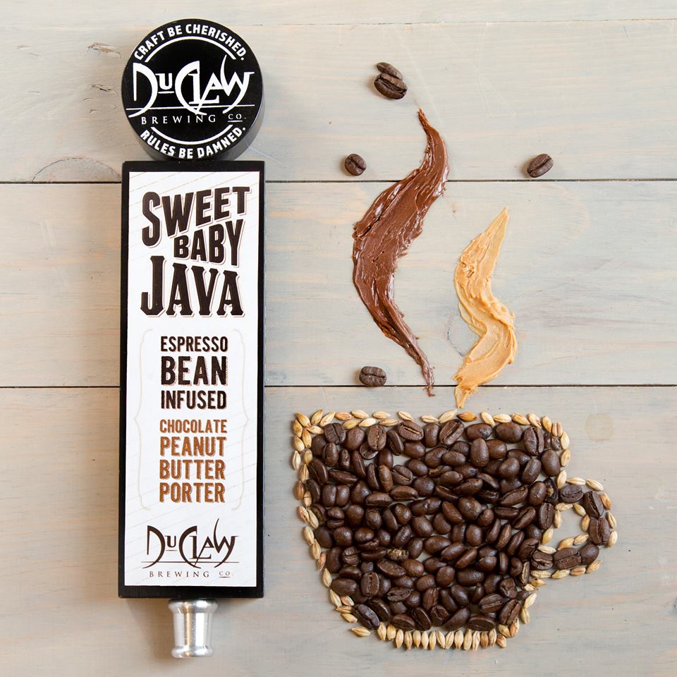 CavBeerIN's tweet image. Sweet Baby Java is a robust porter filled notes of dark chocolate, espresso, &amp;amp; peanut butter. It pours jet black with a creamy beige head but is much lighter in body expected. This beautifully crafted beer is dessert in a bottle. @duclawbrewing #liquiddessert #sweetbabyjava