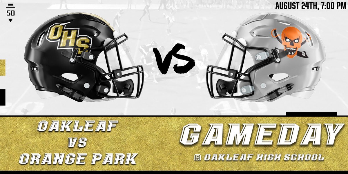 CROHSKMedia's tweet photo. Everyone come out to the Dungeon tomorrow at 7 and support our Oakleaf Football team against Orange Park. @OHSKnightMedia @OHSKnightSports https://t.co/NXgOH5D8vx