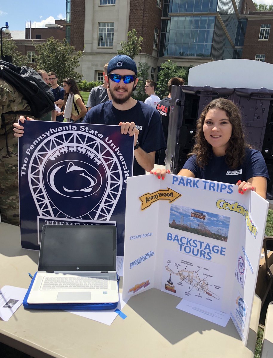 PennStateTPEG's tweet image. Come visit us on the HUB Lawn today at table #599 for the PSU Involvement Fair!! We will be set up until 3:15pm! 🎢🔵⚪️