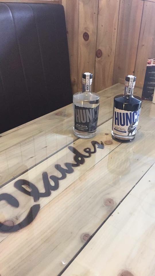claudesderry's tweet photo. Claudes Derry proud to promote our pal Brendan in locally produced poitín #hunch #claudes #derry #local https://t.co/7FtR9CAWTB