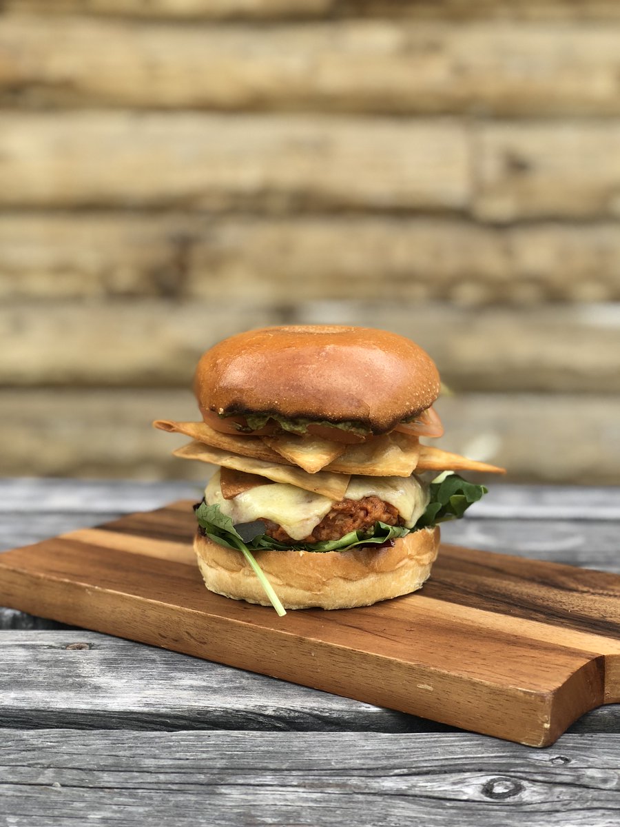 Well its #NationalBurgerDay So lets give this baby a name? We have a fantastic #veggie burger but it doesn't really have an individual name like the #yeti #opa or #burgtec burger. What do you think it should be called? #mtb #mtblife #NorthWales