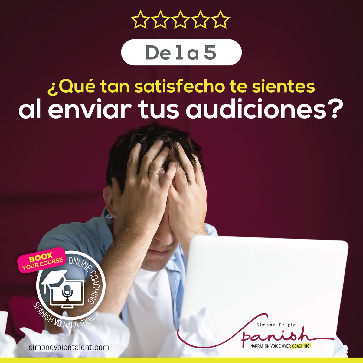 SimoneVOCoach's tweet photo. "¡Que no panda el cúnico!" Hay tips y prácticas para perfeccionar tu técnica. ¿Necesitas ayuda? Contáctame y déjame saber en dónde te atascas: info@simonevoicetalent.com • #narracion #cursodelocucion #vocoach #spanishvo #voiceover #volife #locucionprofesional#locucion https://t.co/WzZuiaPhGF